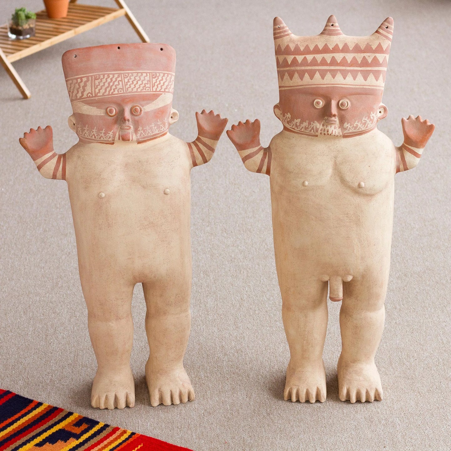 Cuchimilico Couple - large statues (set of 2)