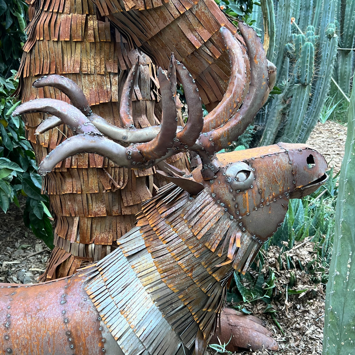Reno the Reindeer - metal art