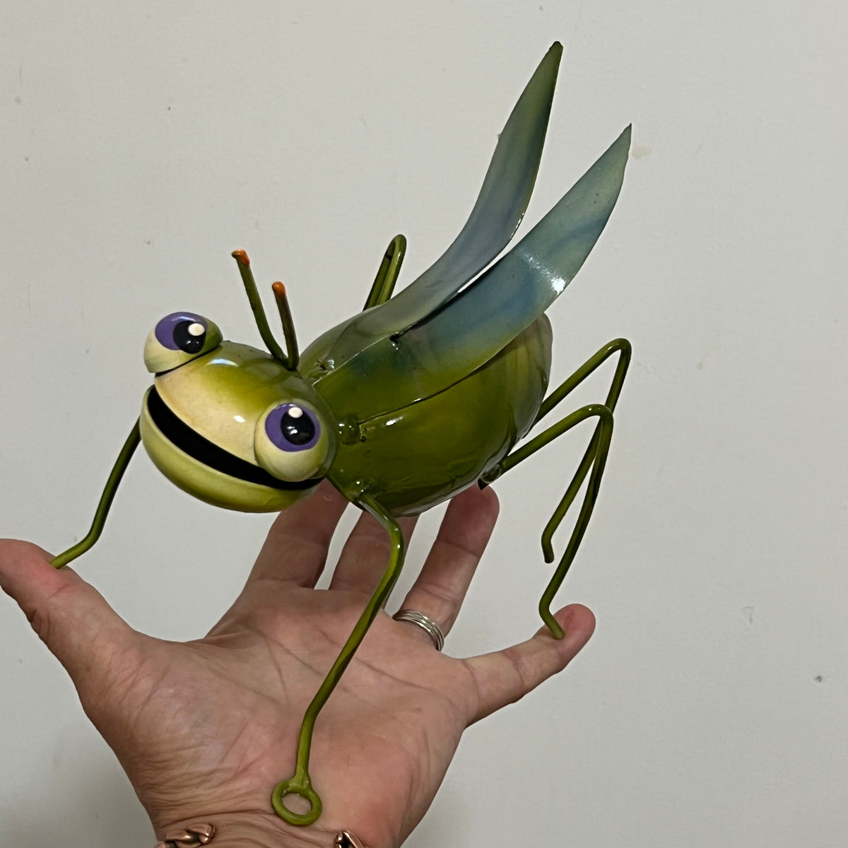 Garden Cricket - metal art