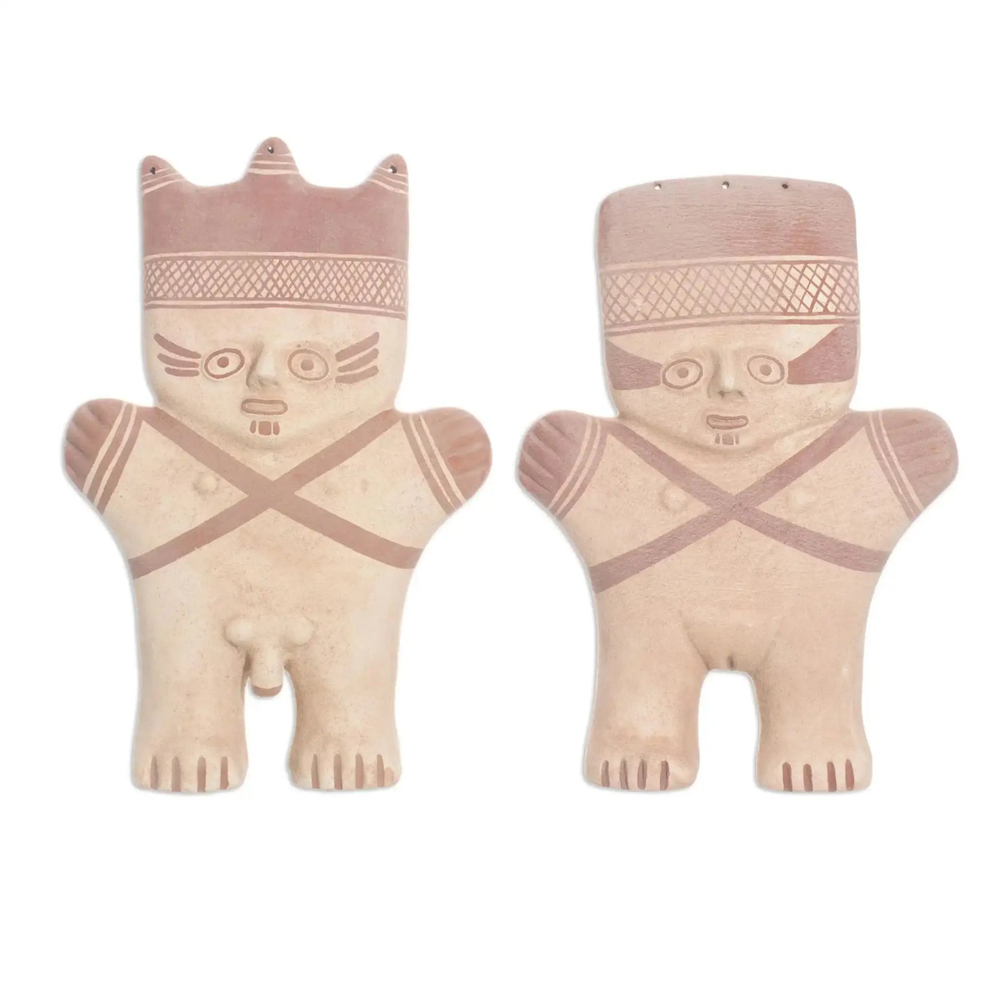 Cuchimilco Protection - Archaeological Museum Style Ceramic