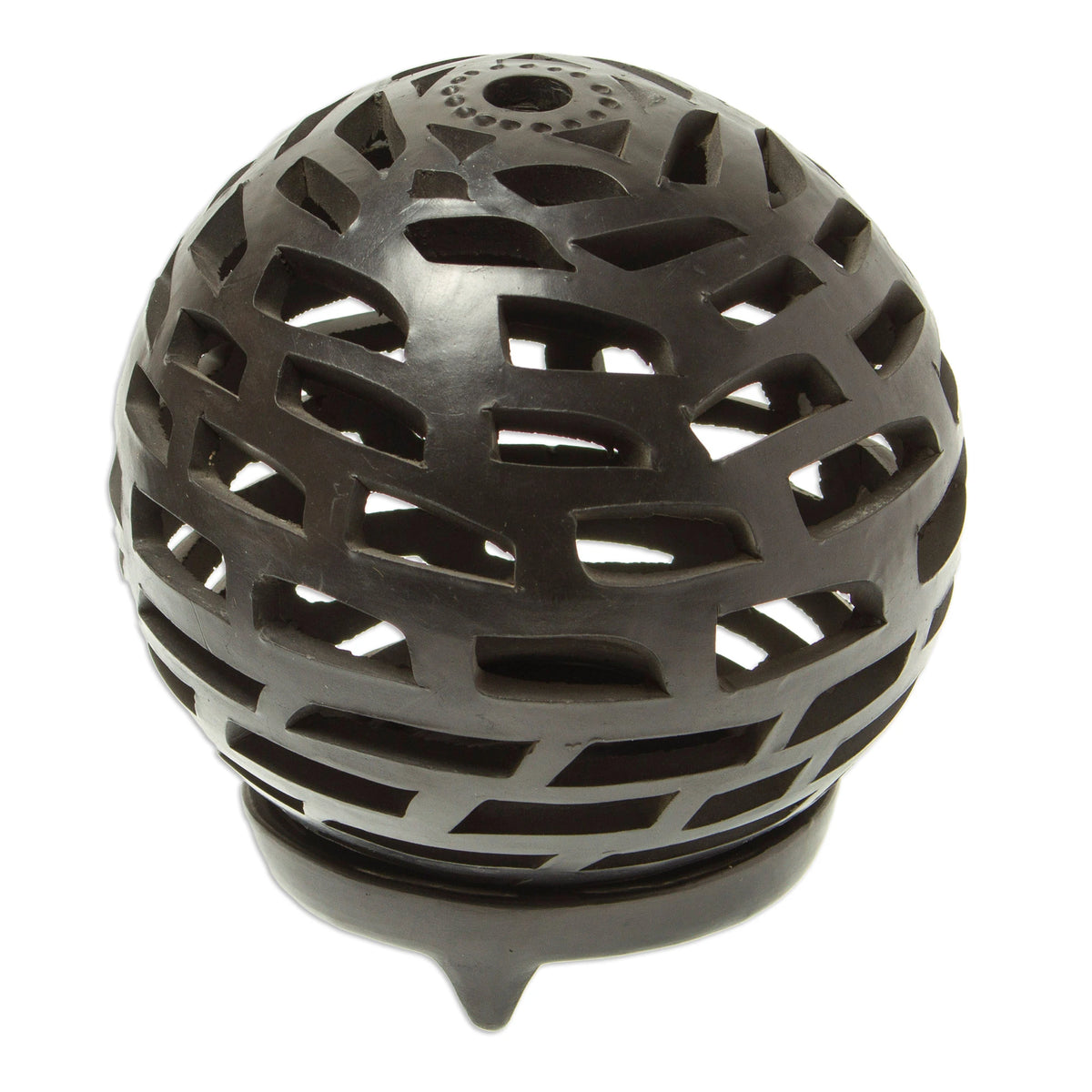 Light and Shadow - Barro Negro Tealight Candleholder