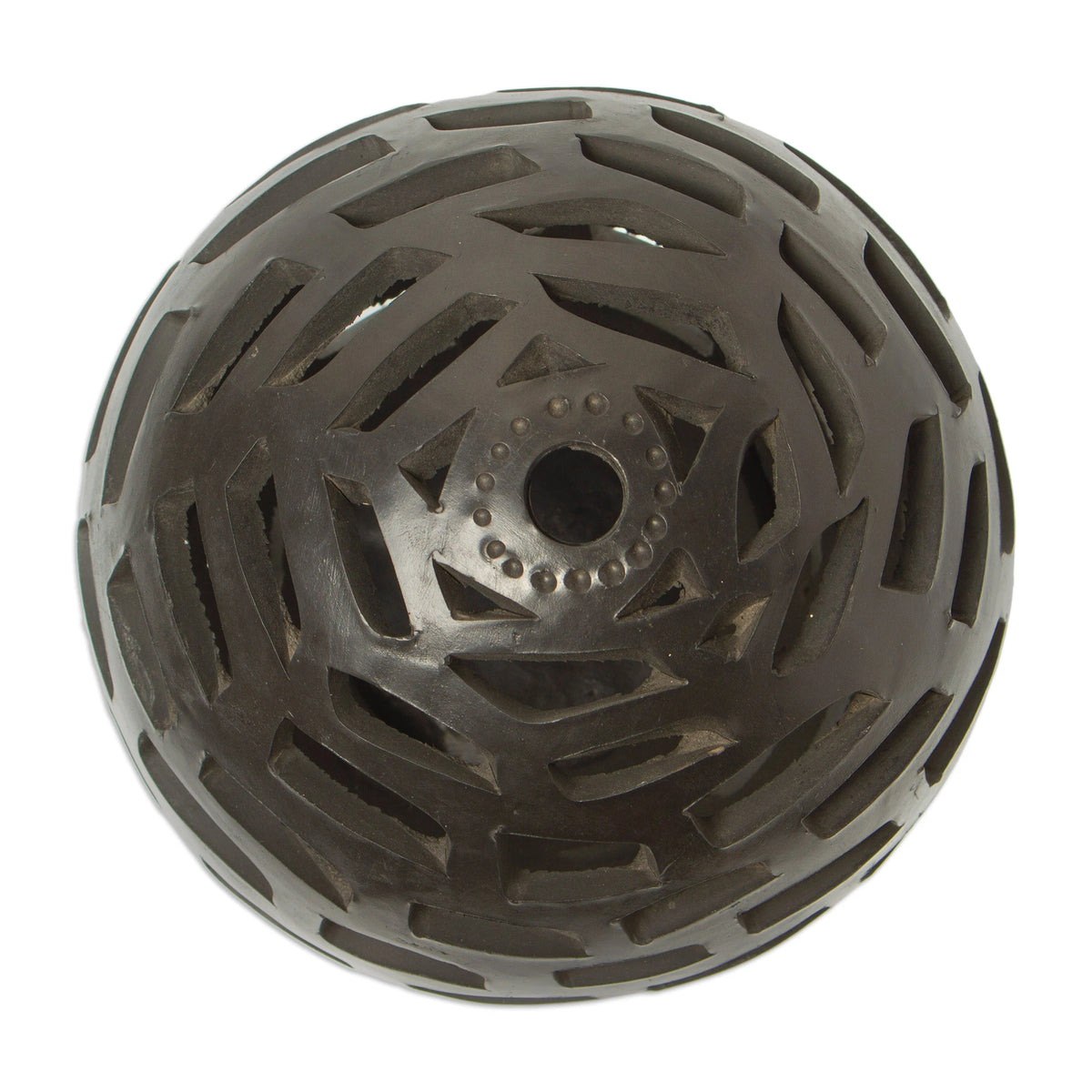 Light and Shadow - Barro Negro Tealight Candleholder