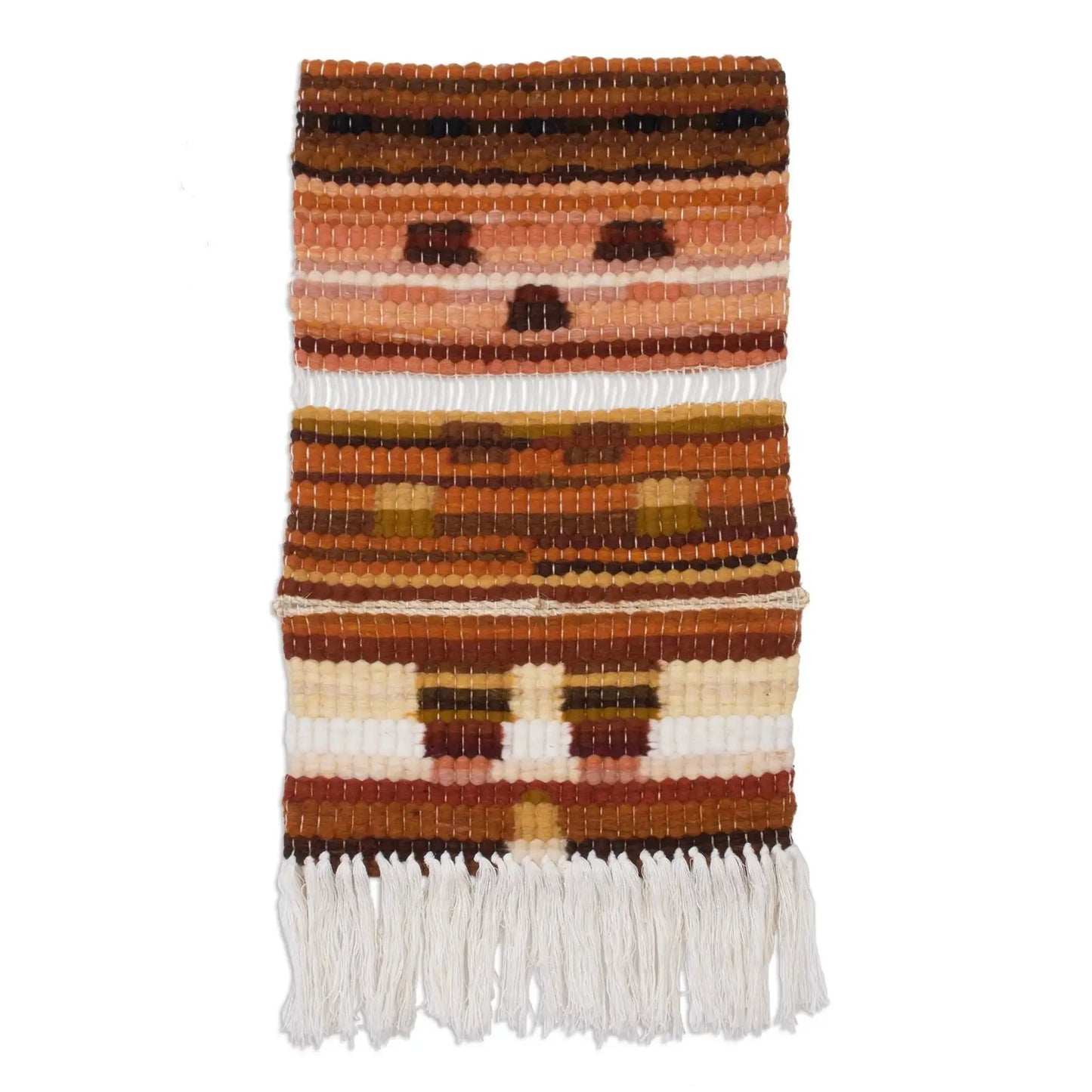 Andean Riddle - handwoven wool tapestry - Art