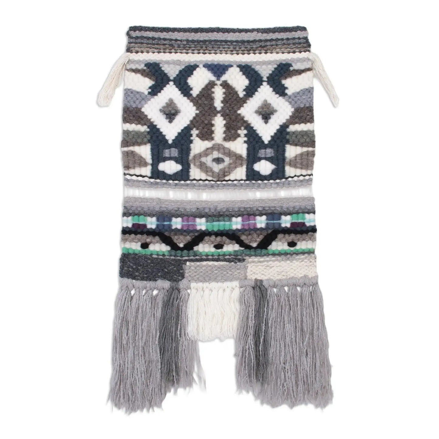 Andean Steps - handwoven wool tapestry - Art