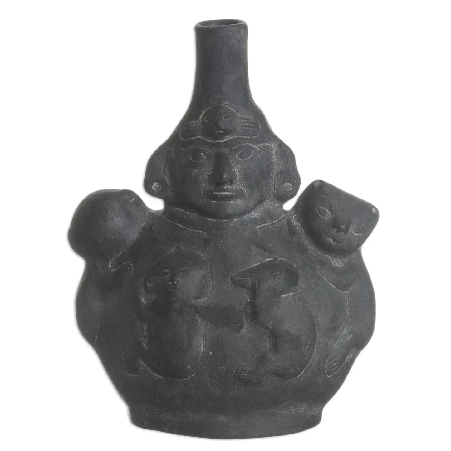 Anthropomorphic Chavin - ceramic vase - Art