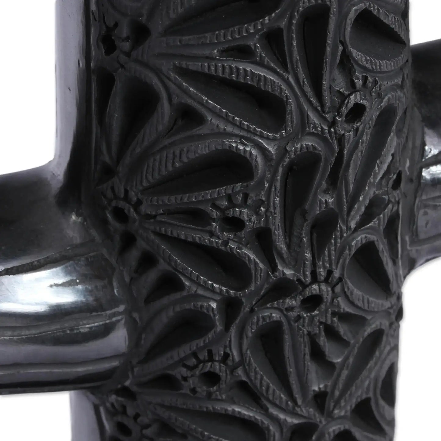 Barro Negro Floral Cactus - Art