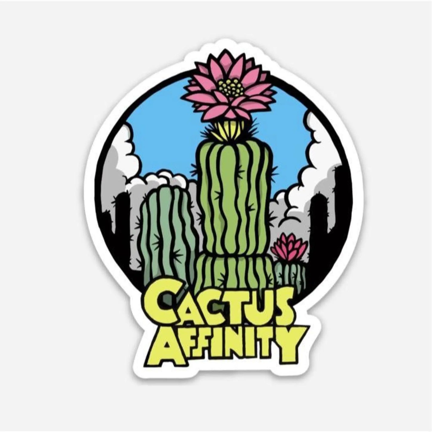 Cactus Affinity Logo sticker - one 3’’ - Sticker
