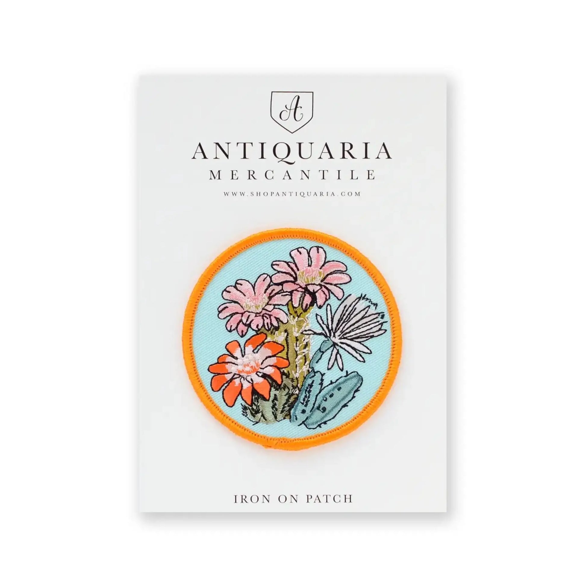Cactus Blooms embroidered patch - Patch