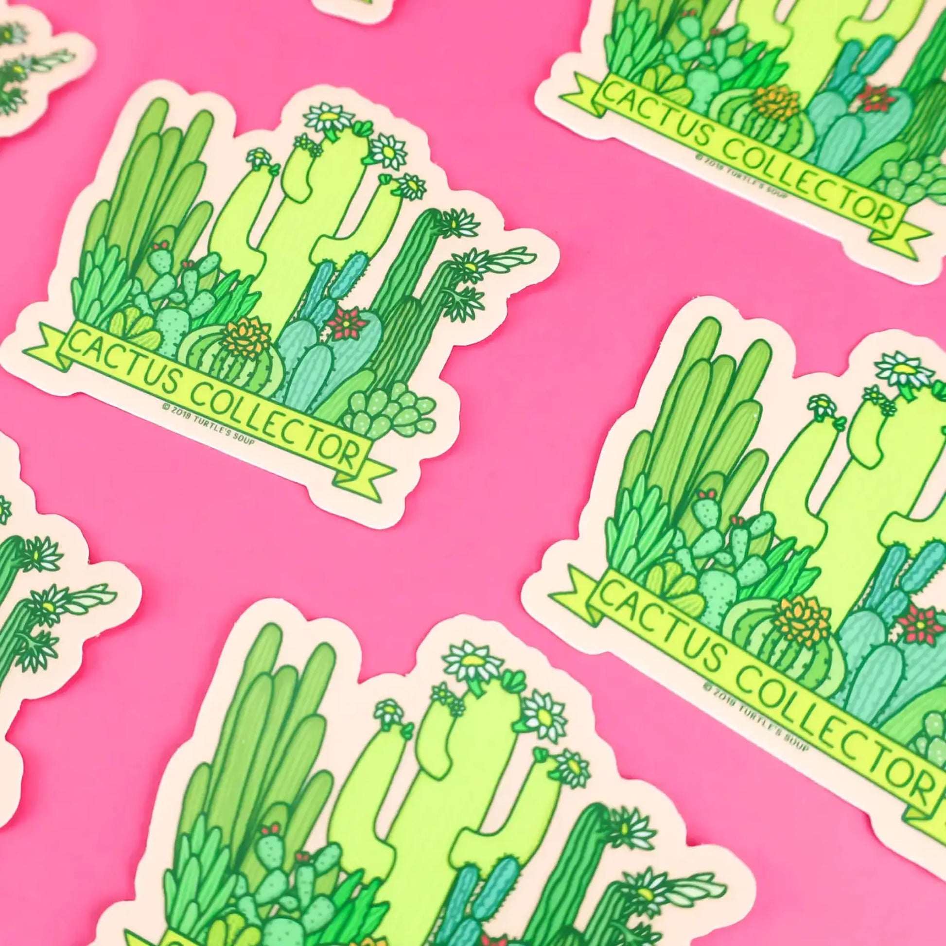 Cactus Collector sticker - Sticker