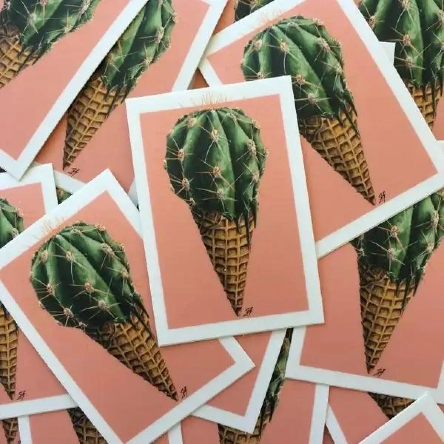Cactus Cone sticker - Sticker