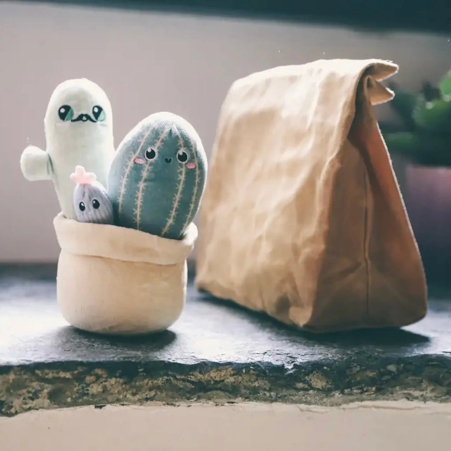 Mr. Cactus & Family Plush - Art