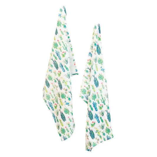 Cactus Flour Sack Tea Towel Set