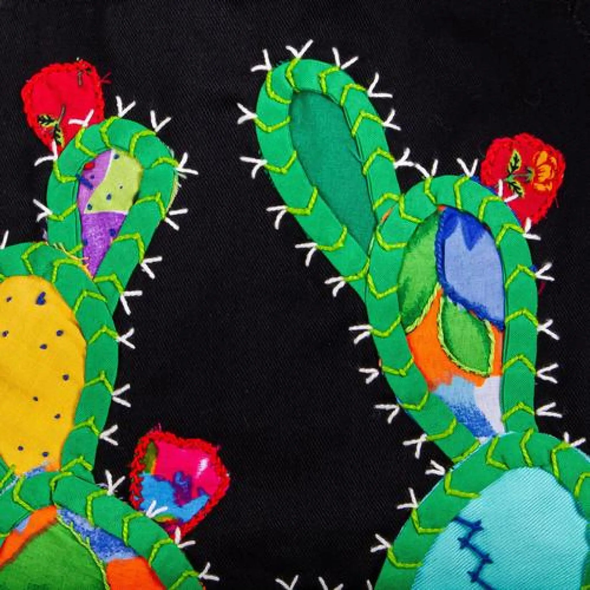 Cactus and Hummingbird - hand crafted apron - Kitchen