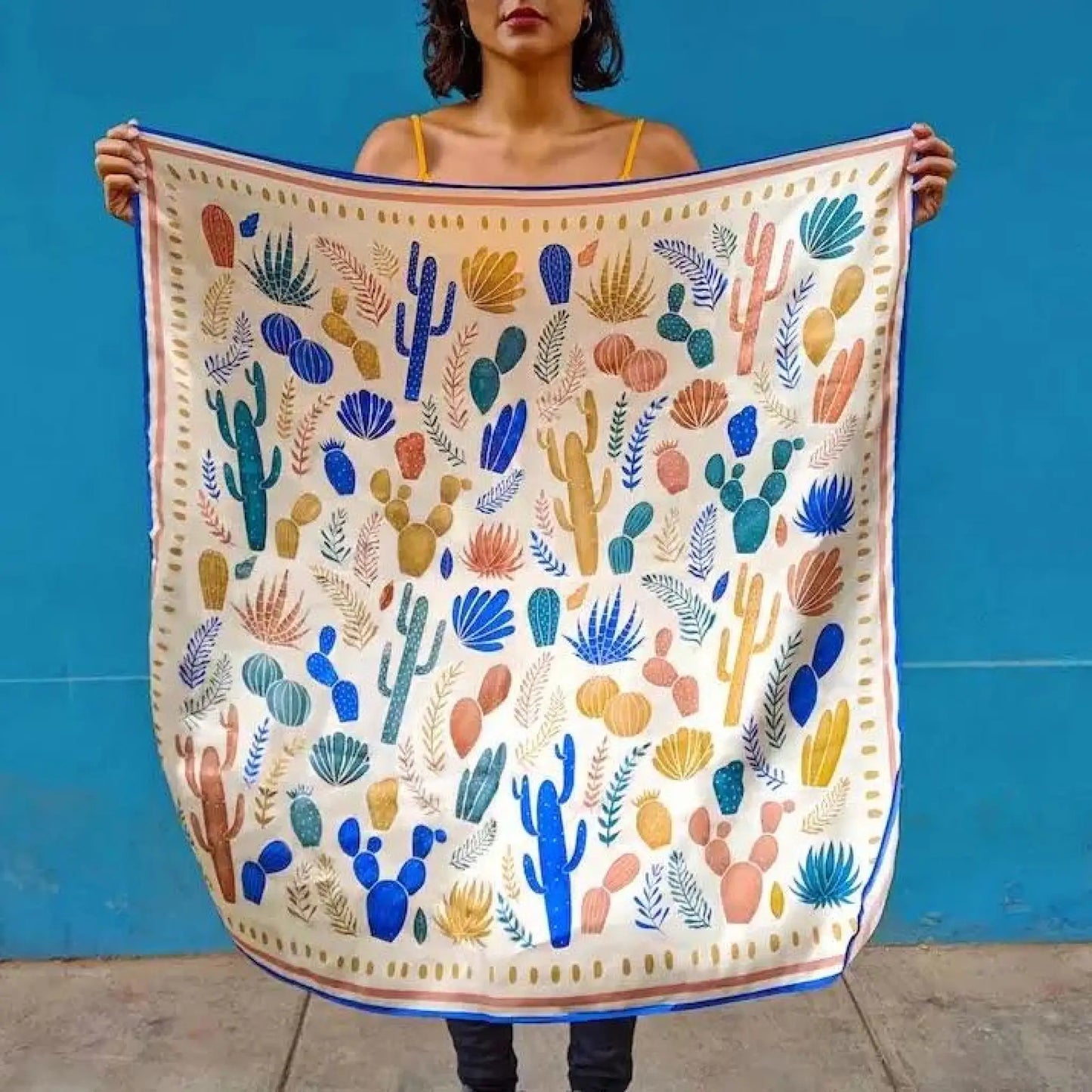 Cactus Silk Scarf