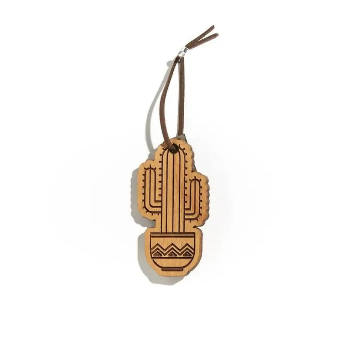 Cactus Wood Ornament - Art
