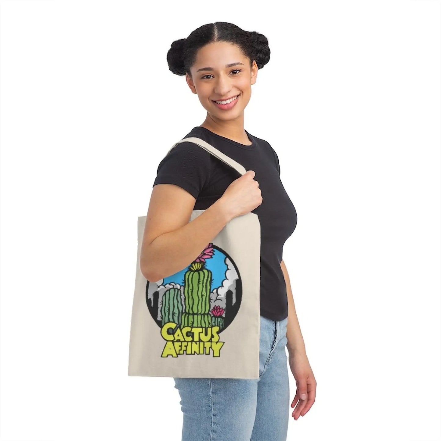 Canvas Tote Bag - Logo - Natural / One size - Bags
