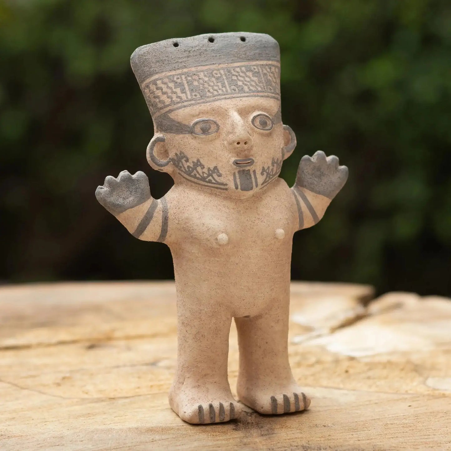 Chancay Cuchimilco Man or Woman - ceramic statuette - Art