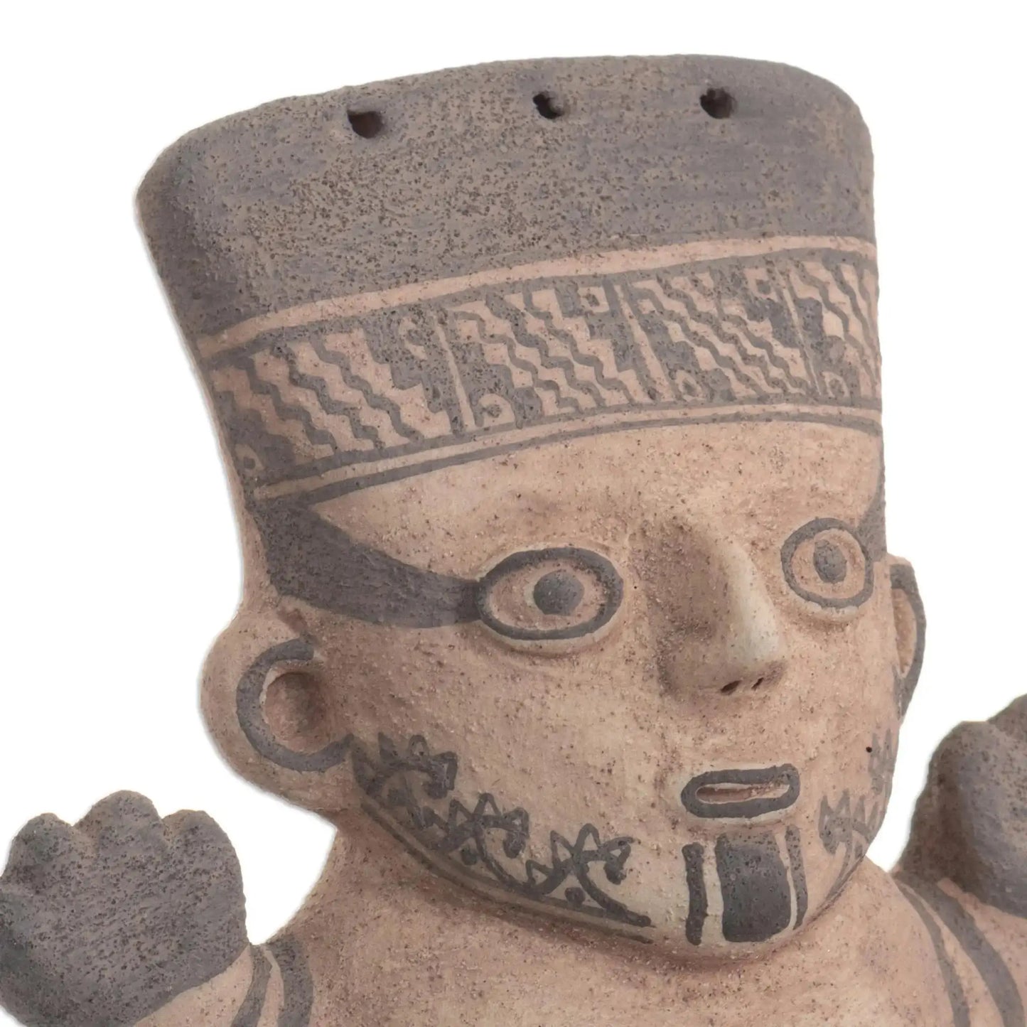 Chancay Cuchimilco Man or Woman - ceramic statuette - Art