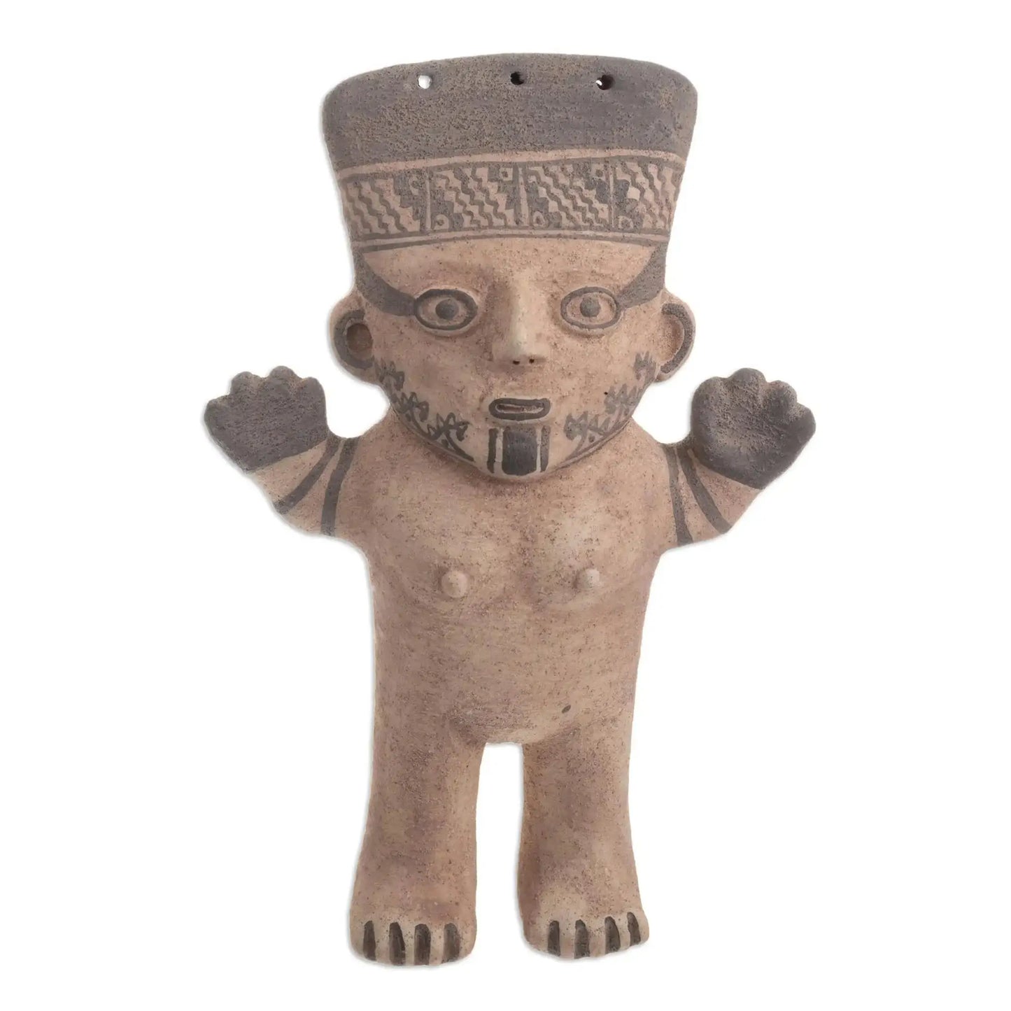 Chancay Cuchimilco Man or Woman - ceramic statuette - Art