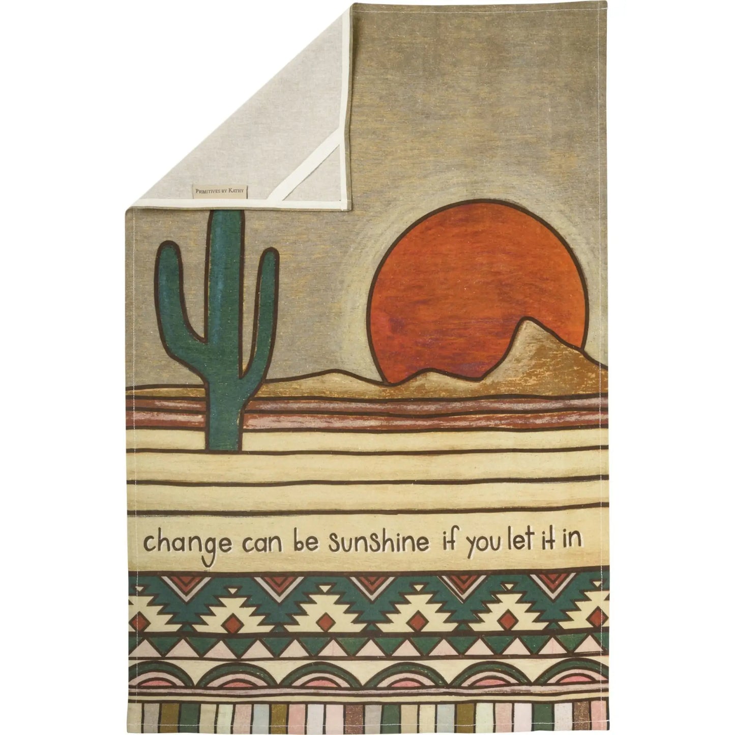change can be sunshine if you let it in☀️ towel/