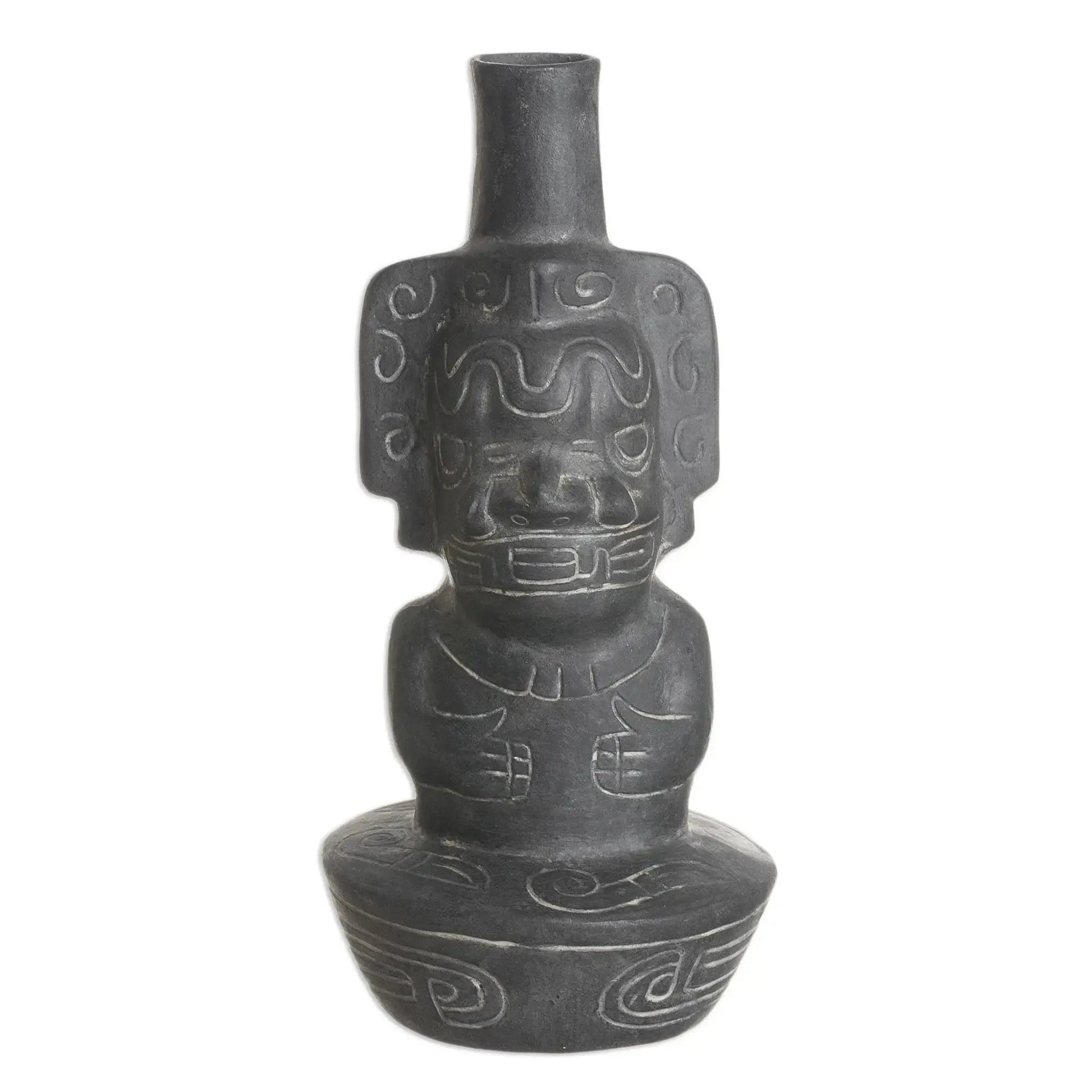 Chavin Anthropomorph - ceramic sculpture - Art
