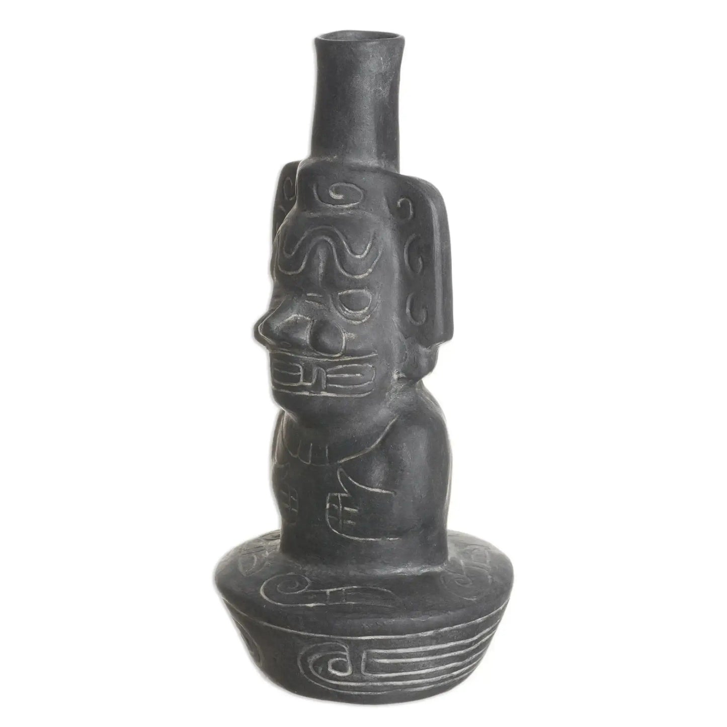 Chavin Anthropomorph - ceramic sculpture - Art