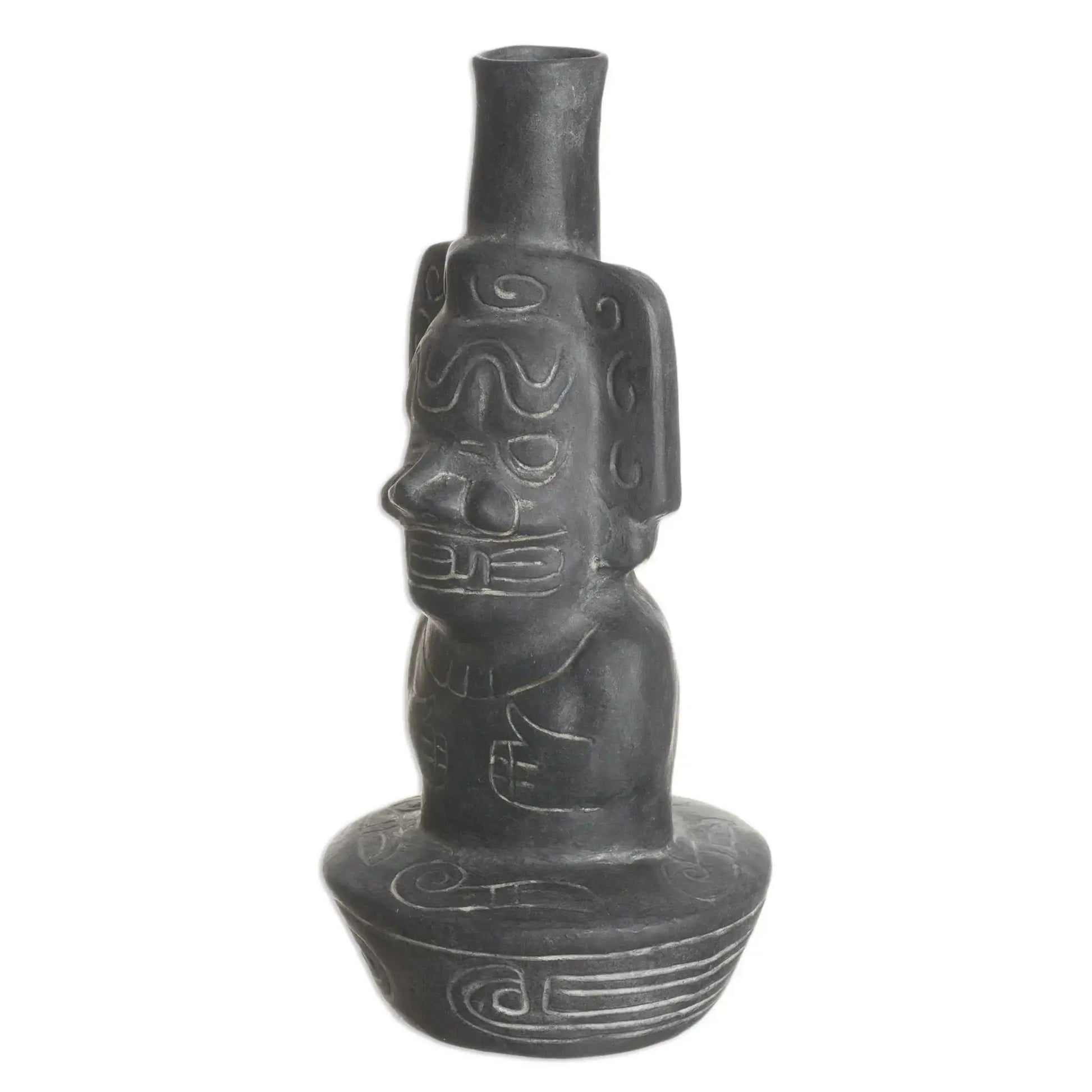 Chavin Anthropomorph - ceramic sculpture - Art