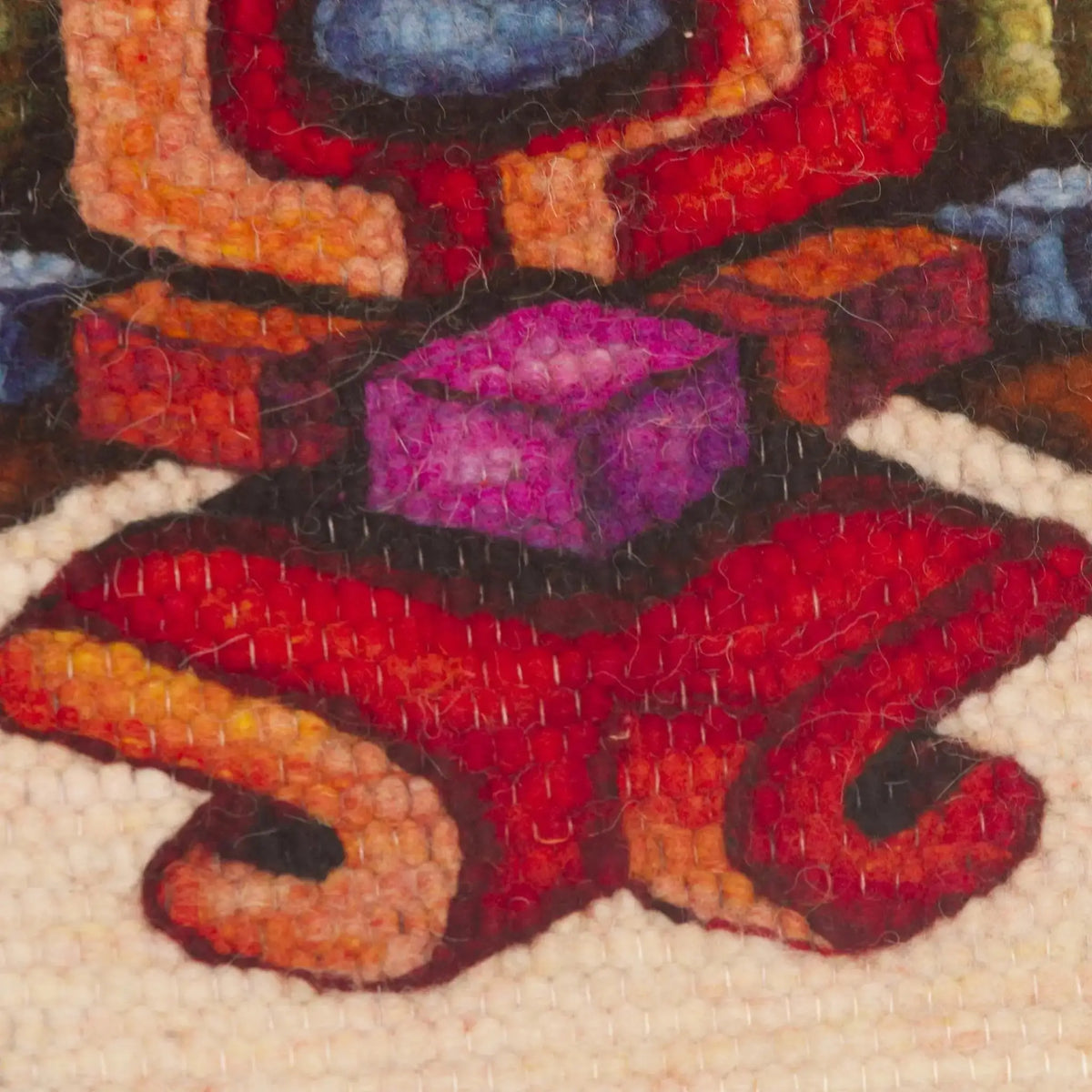 Chavin de Huantar - wool tapestry - Art