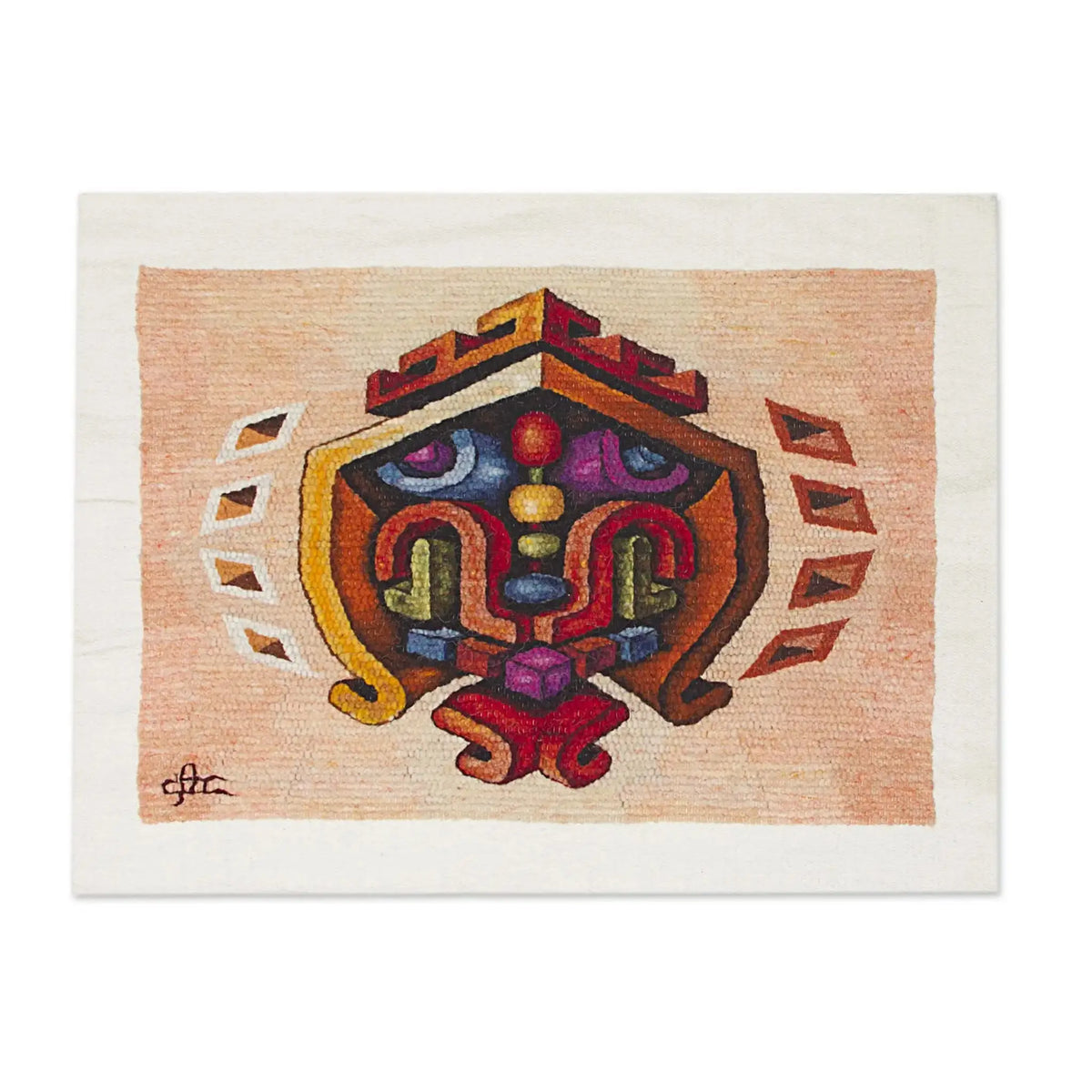 Chavin de Huantar - wool tapestry - Art
