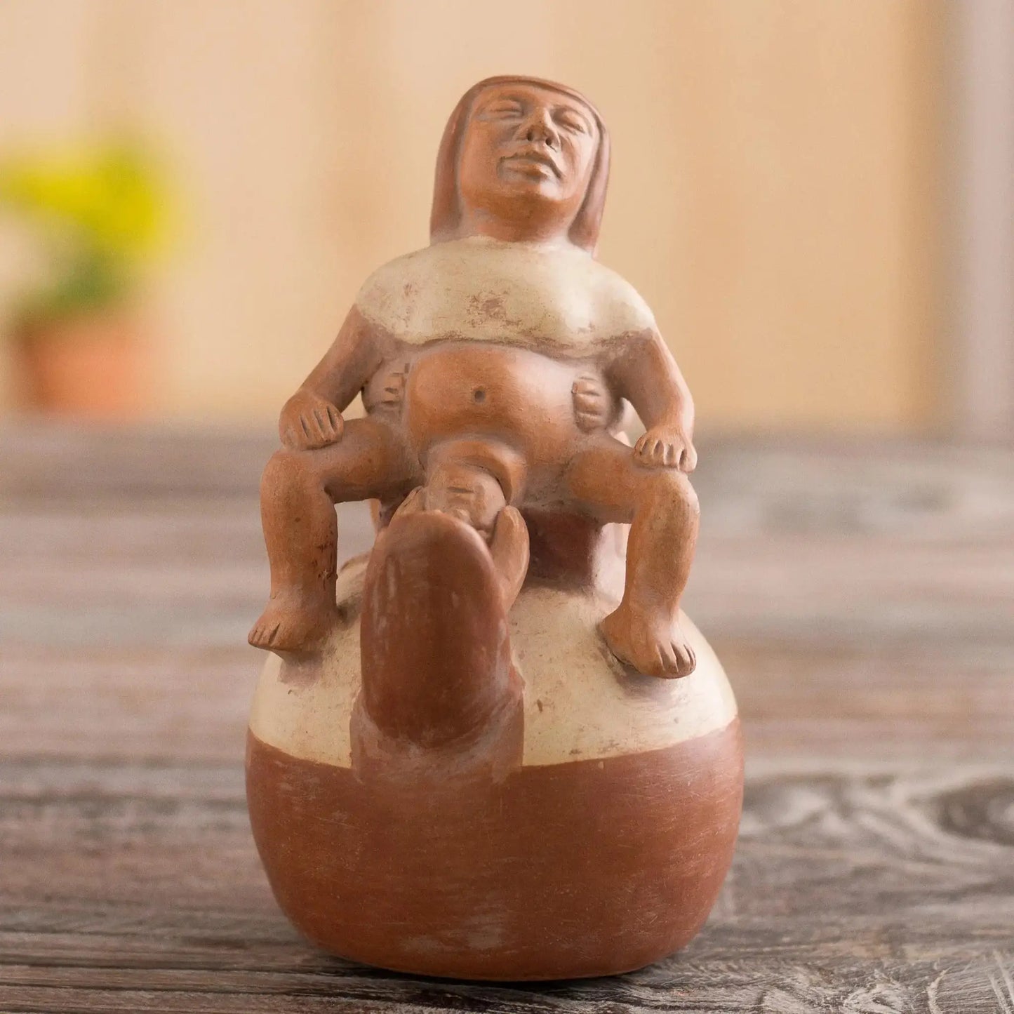 Childbirth - Moche ceramic sculpture - Art