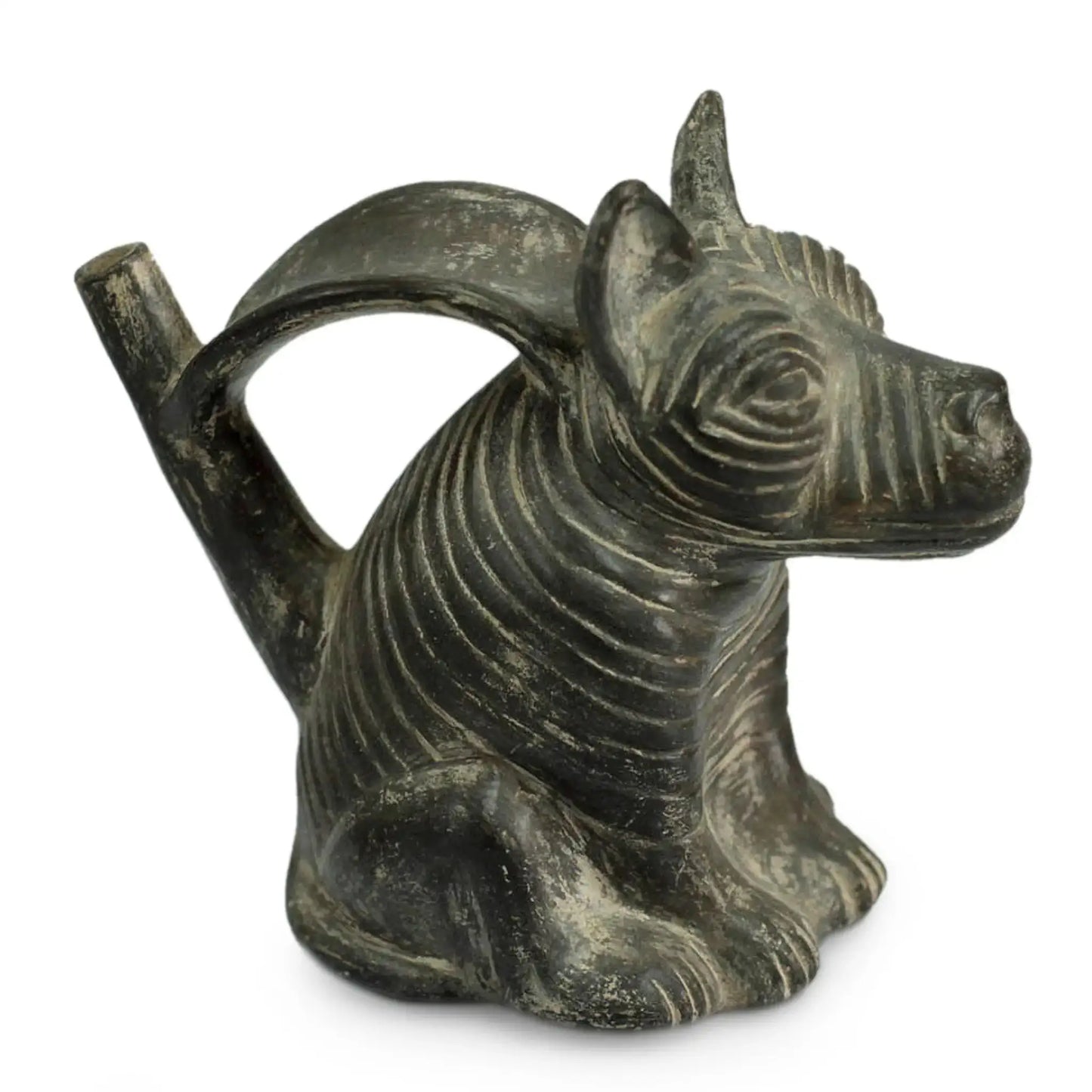 Chimu Dog - ceramic sculpture - Art