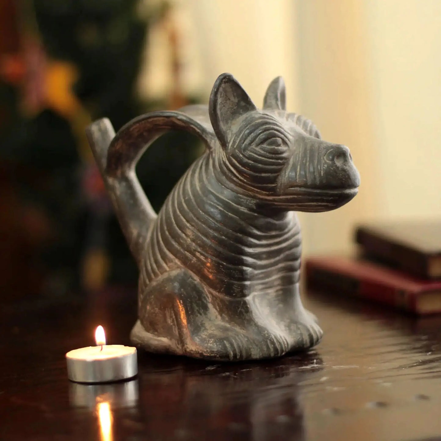 Chimu Dog - ceramic sculpture - Art