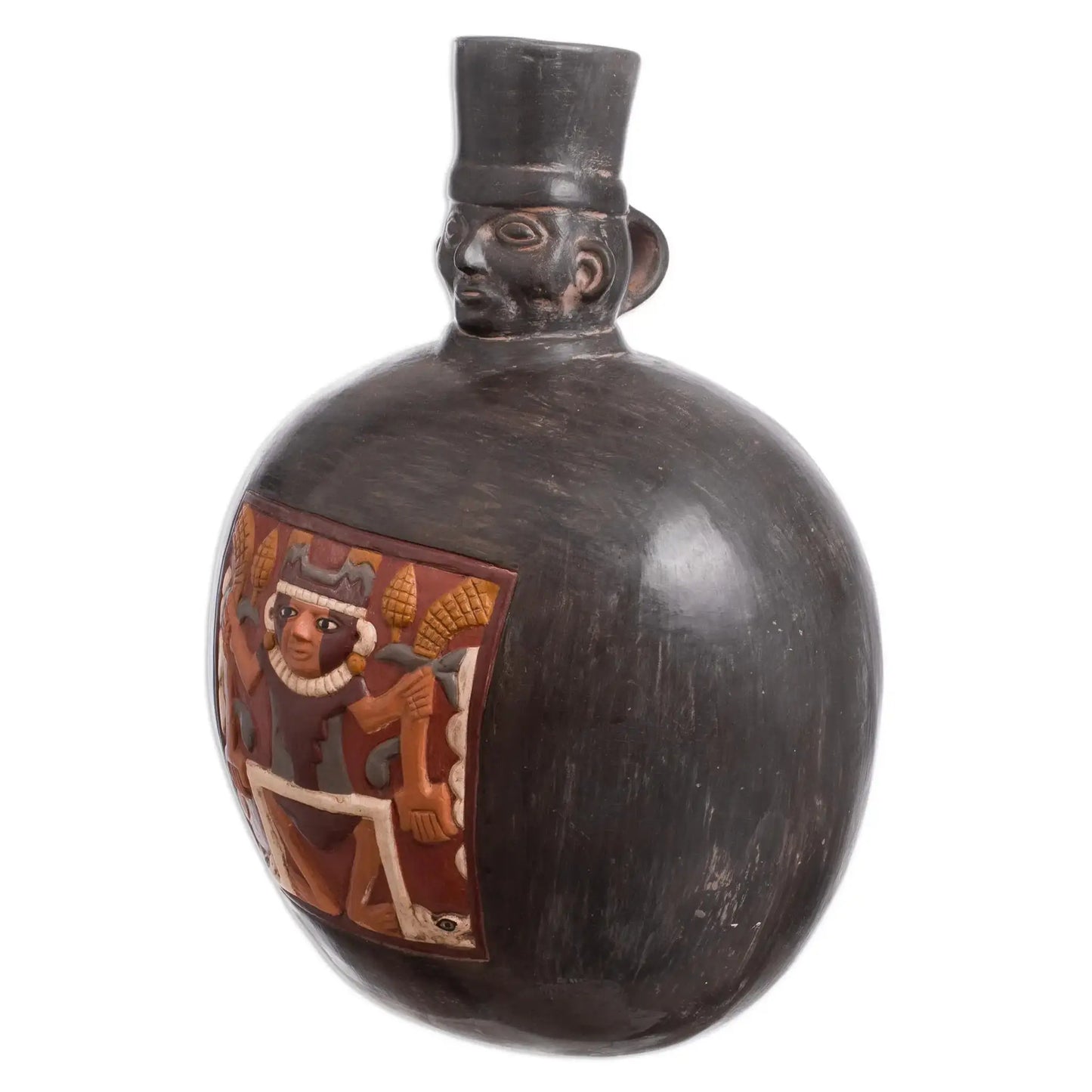 Chimu Priest - ceramic vase - Art