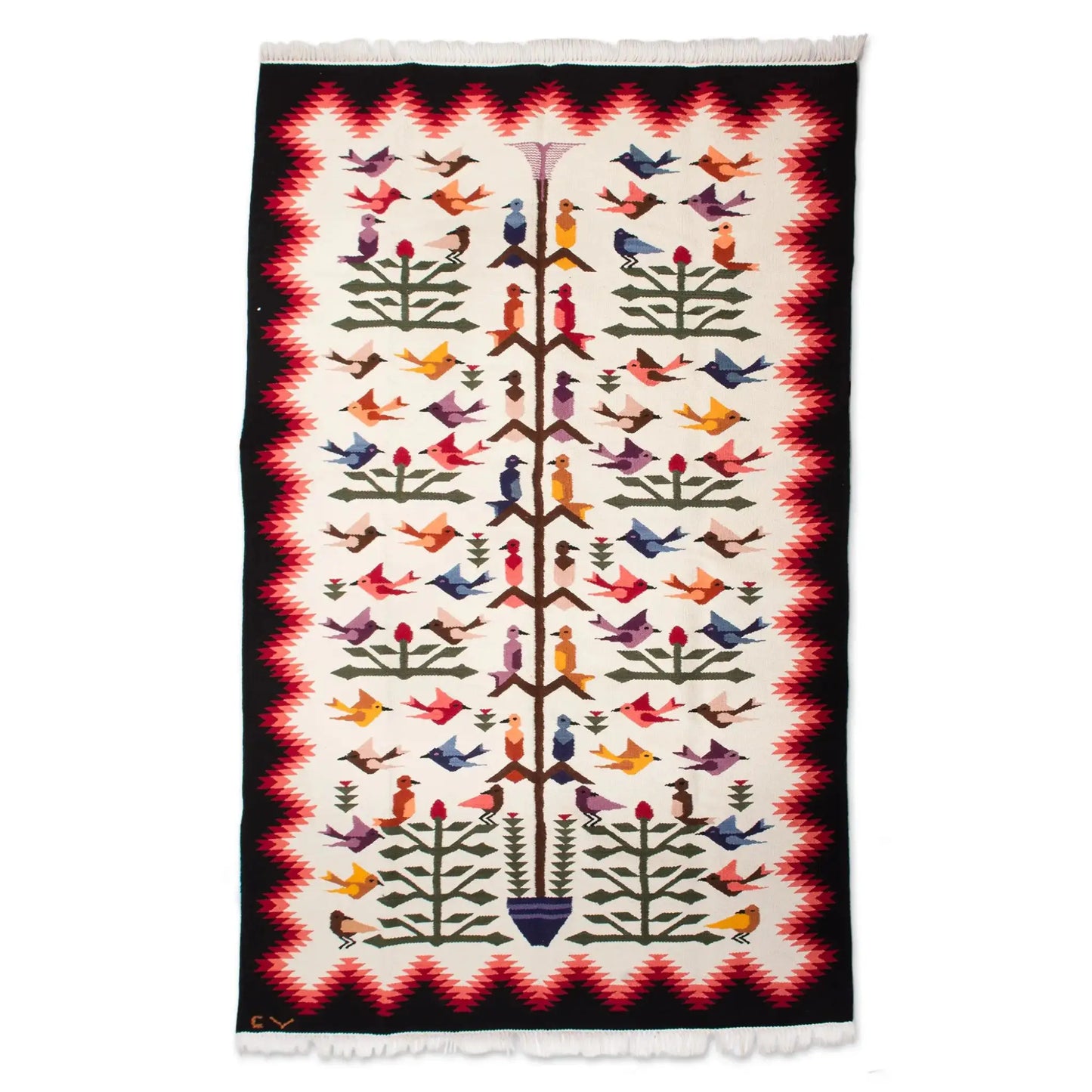 Colibrí - handcrafted area rug 6’x8’ - Art