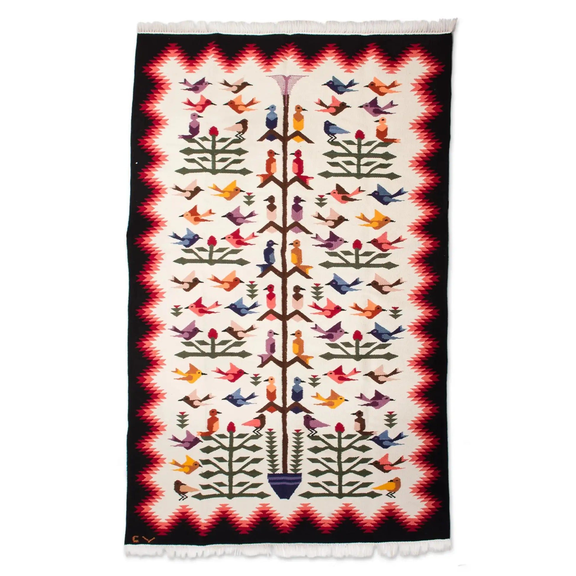 Colibrí - handcrafted area rug 6’x8’ - Art