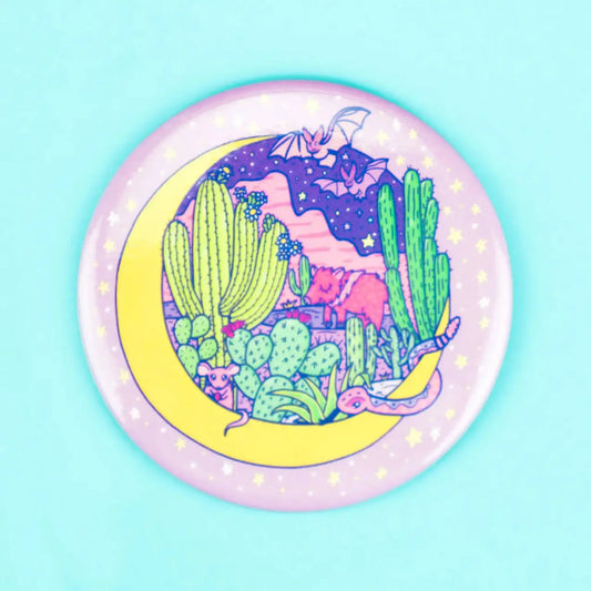 Crescent Moon Desert fridge magnet - Magnet