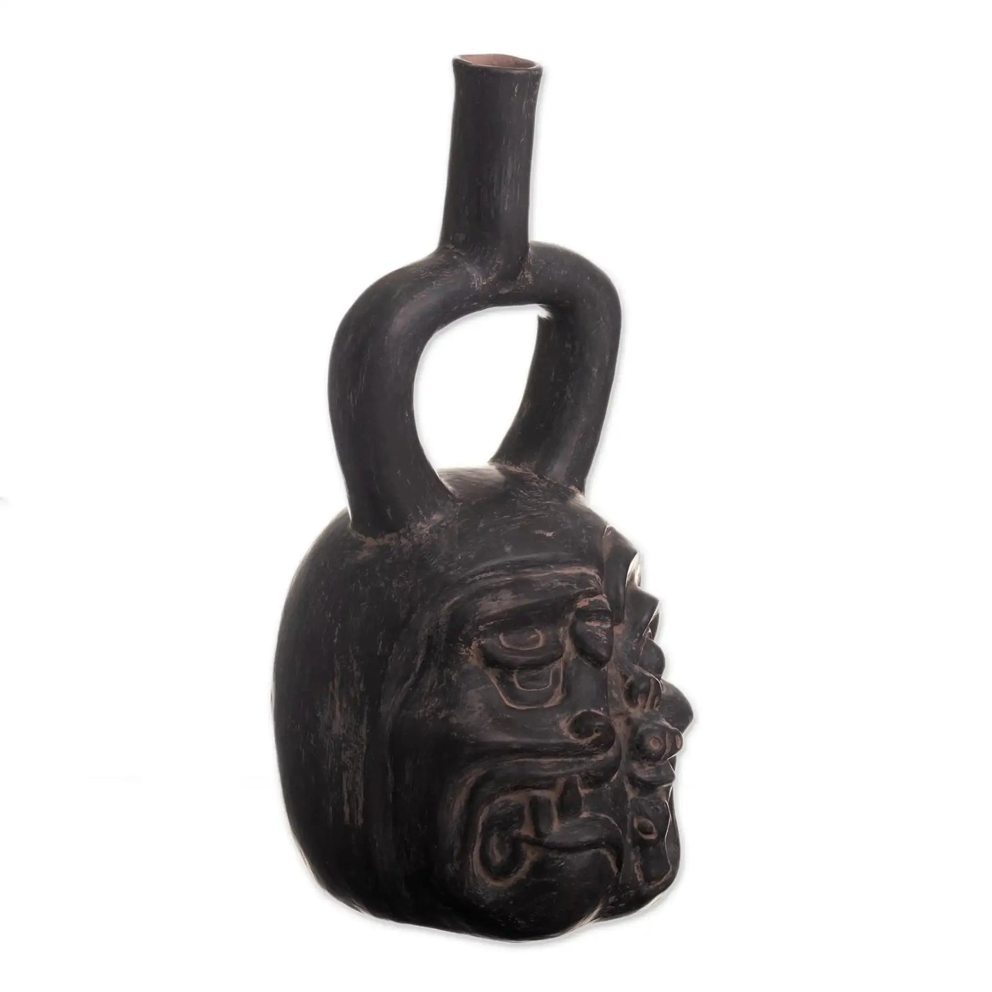Cupisnique Jaguar-Shaman - ceramic sculpture - Art