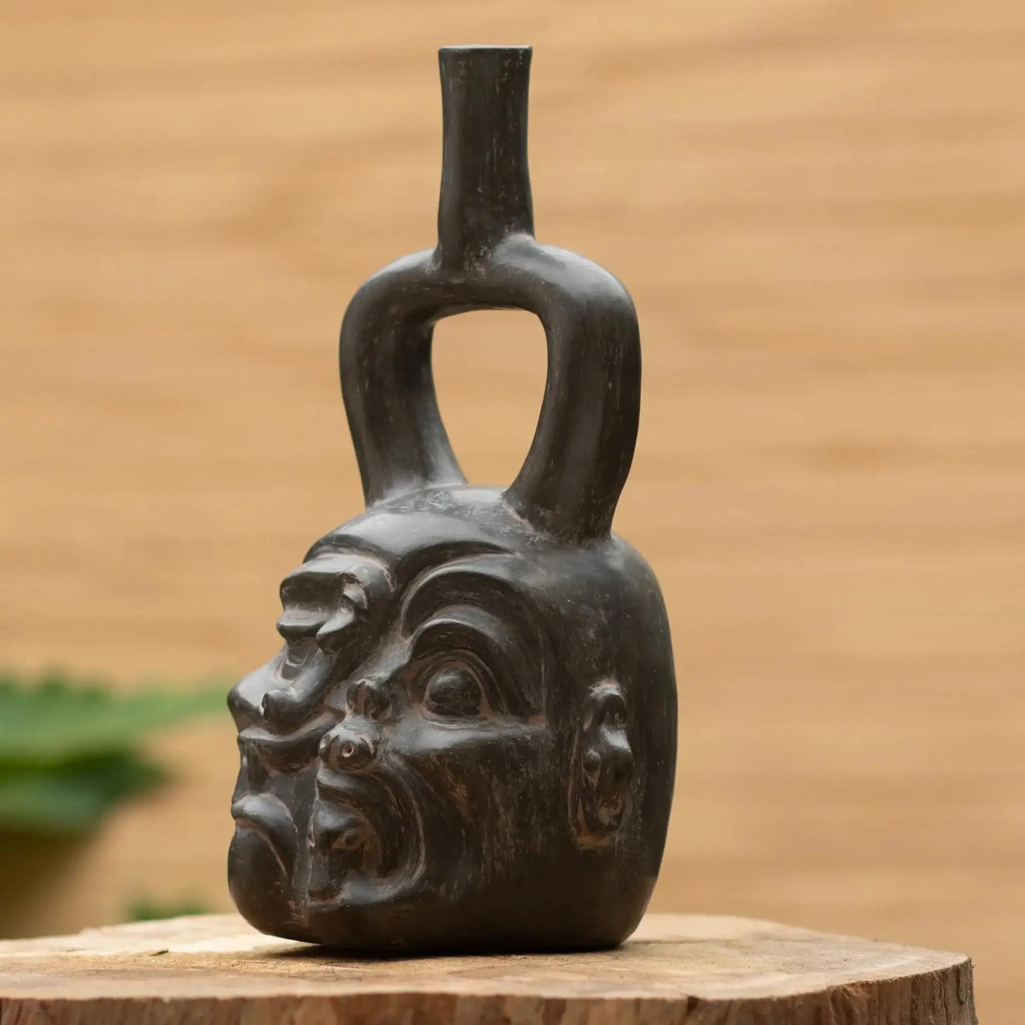 Cupisnique Jaguar-Shaman - ceramic sculpture - Art