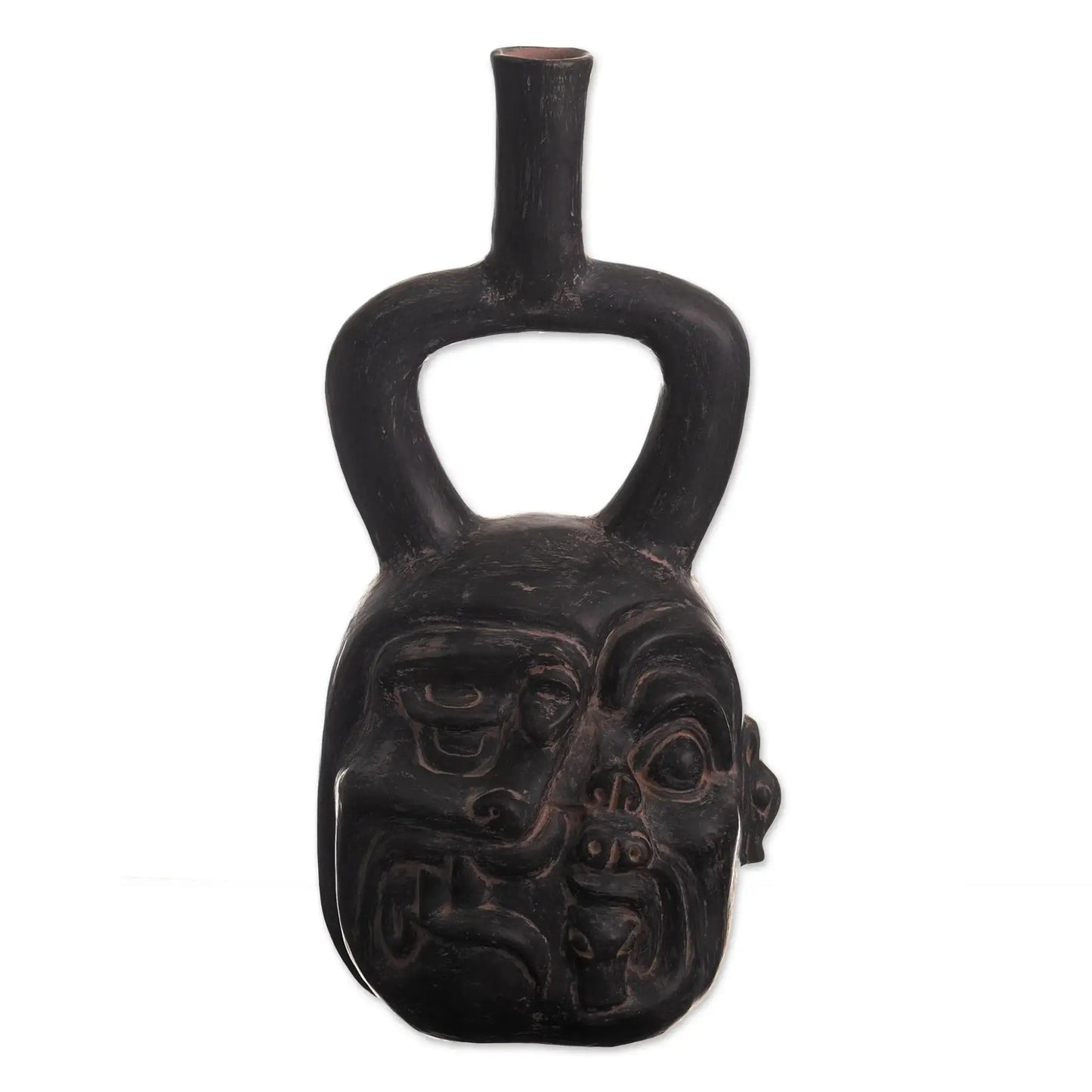 Cupisnique Jaguar-Shaman - ceramic sculpture - Art