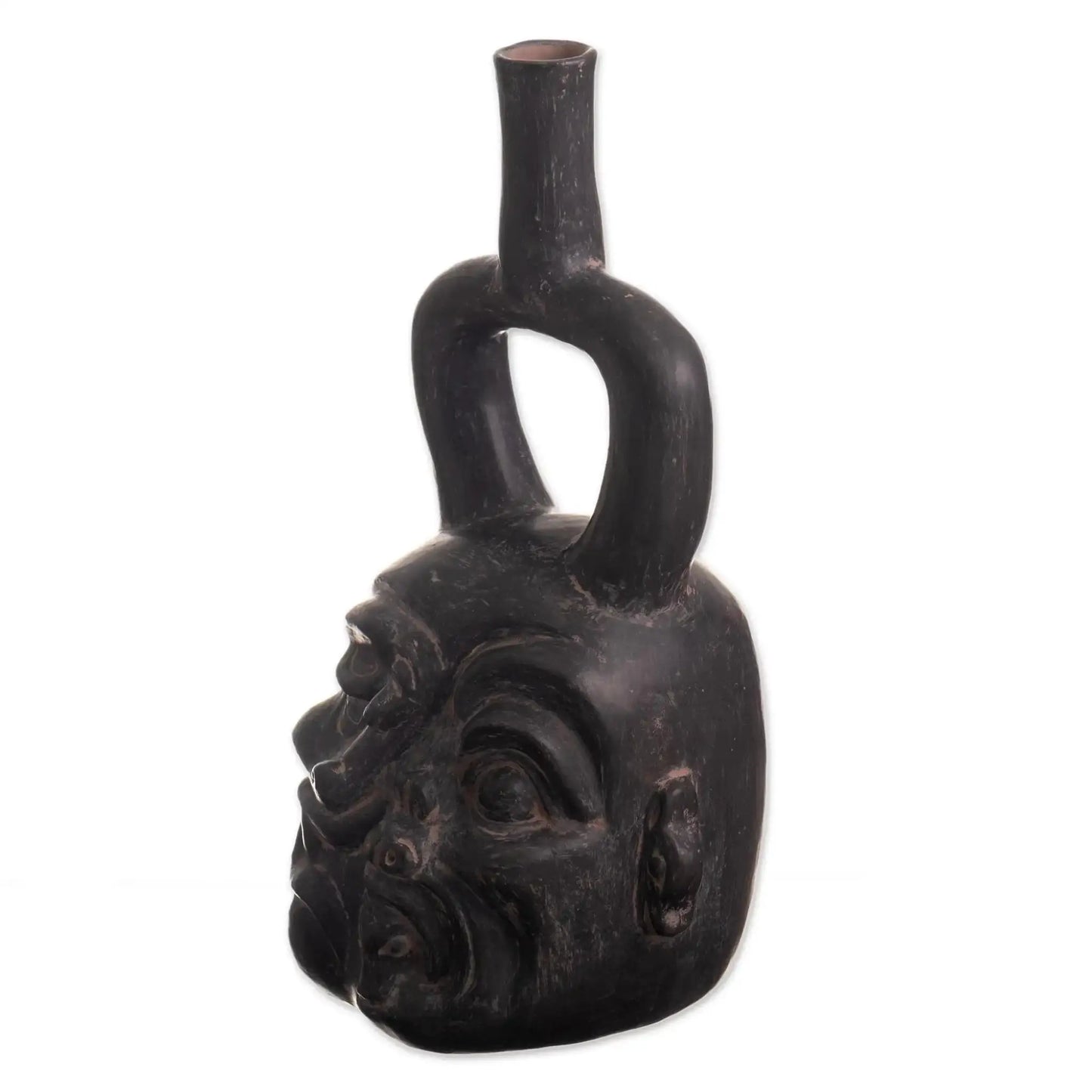 Cupisnique Jaguar-Shaman - ceramic sculpture - Art