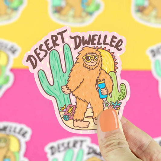 Desert Dweller Sasquatch Bigfoot sticker - Sticker