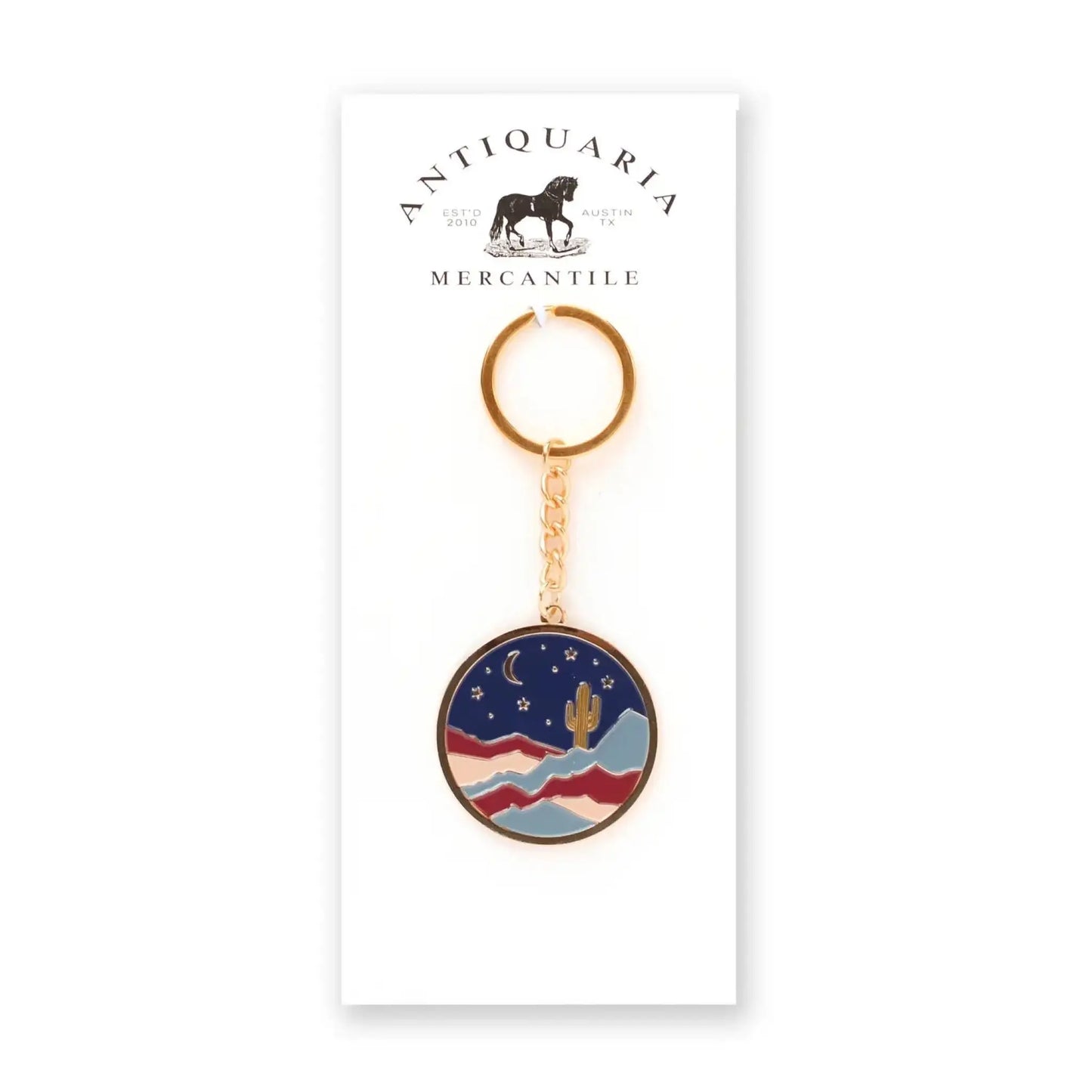 Desert Moon Keychain