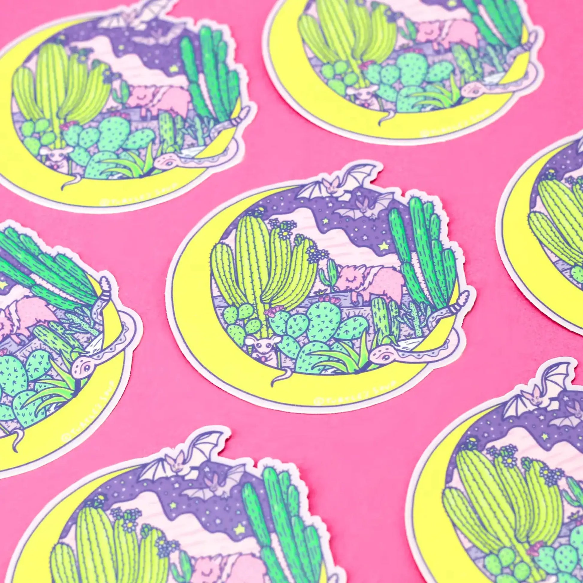 Desert Moon sticker - Sticker
