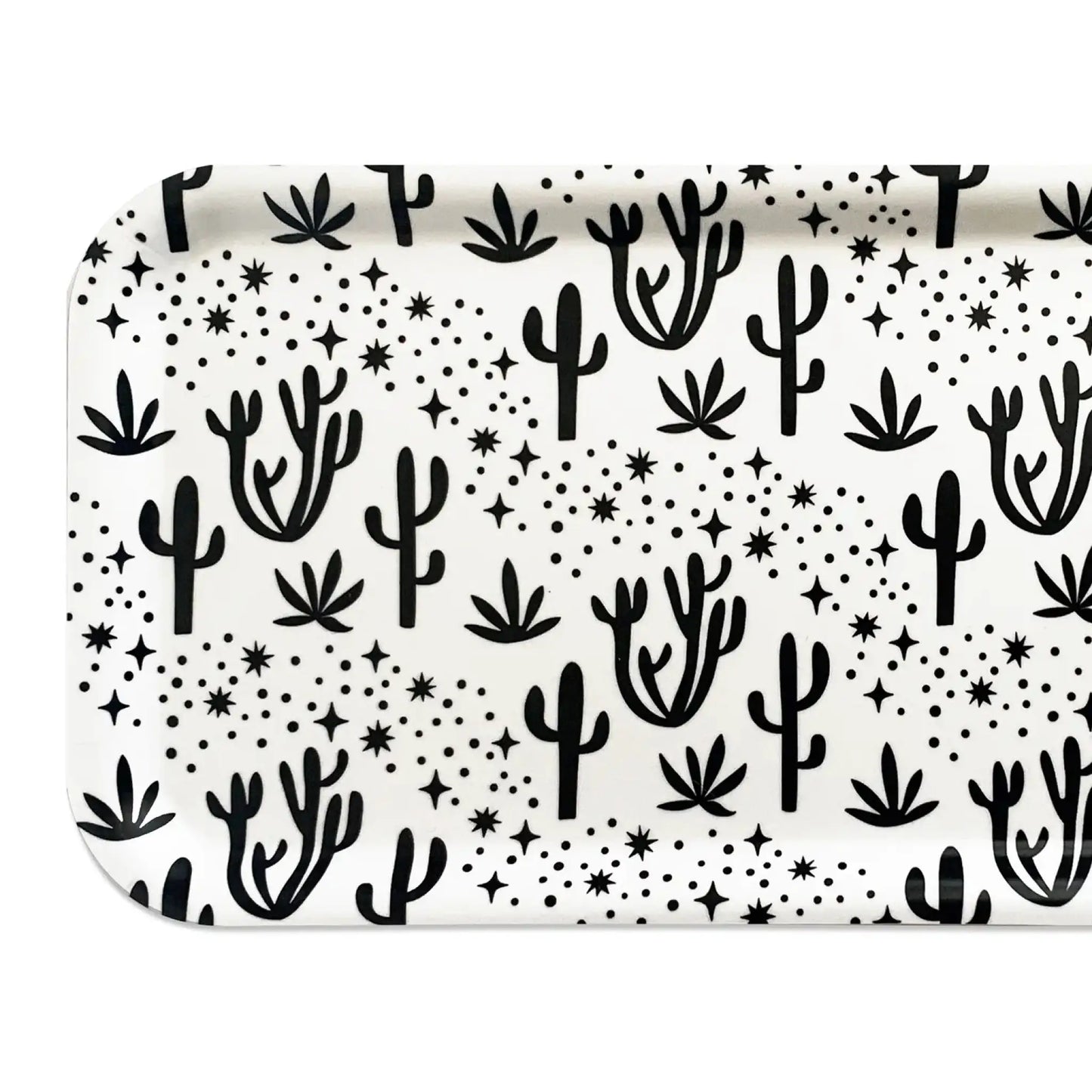 Desert Stars Swedish Birch Tray - White - Kitchen