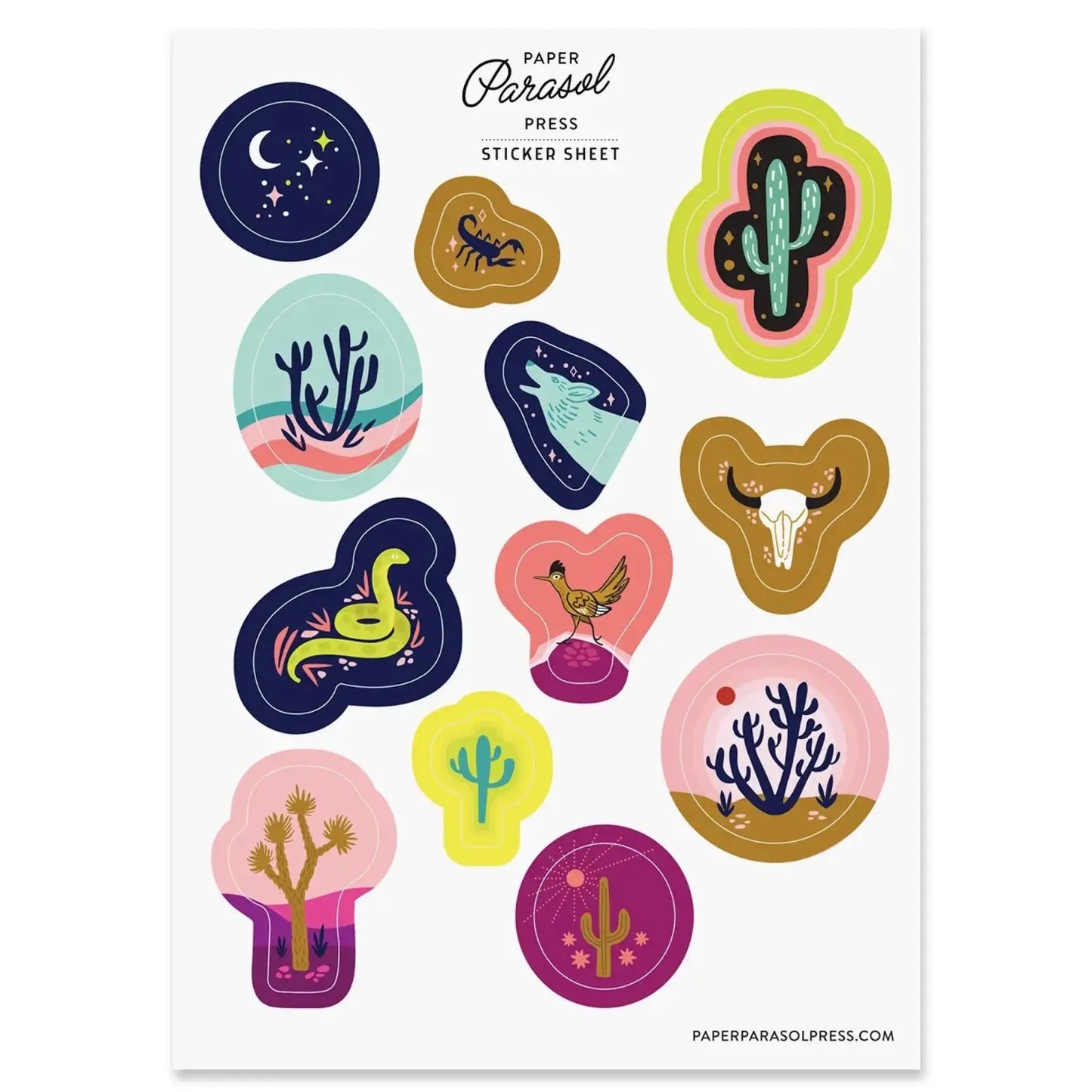 Desert Sticker Sheet