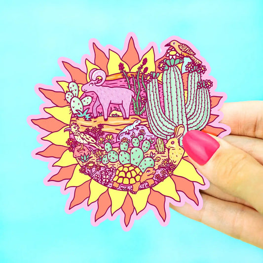 Desert Sun sticker - Sticker