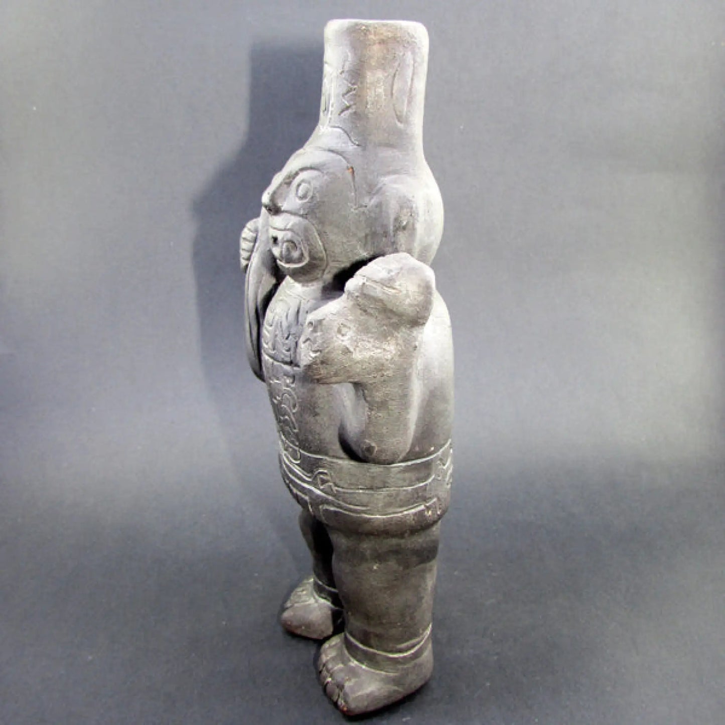Feline God - ceramic sculpture - Art