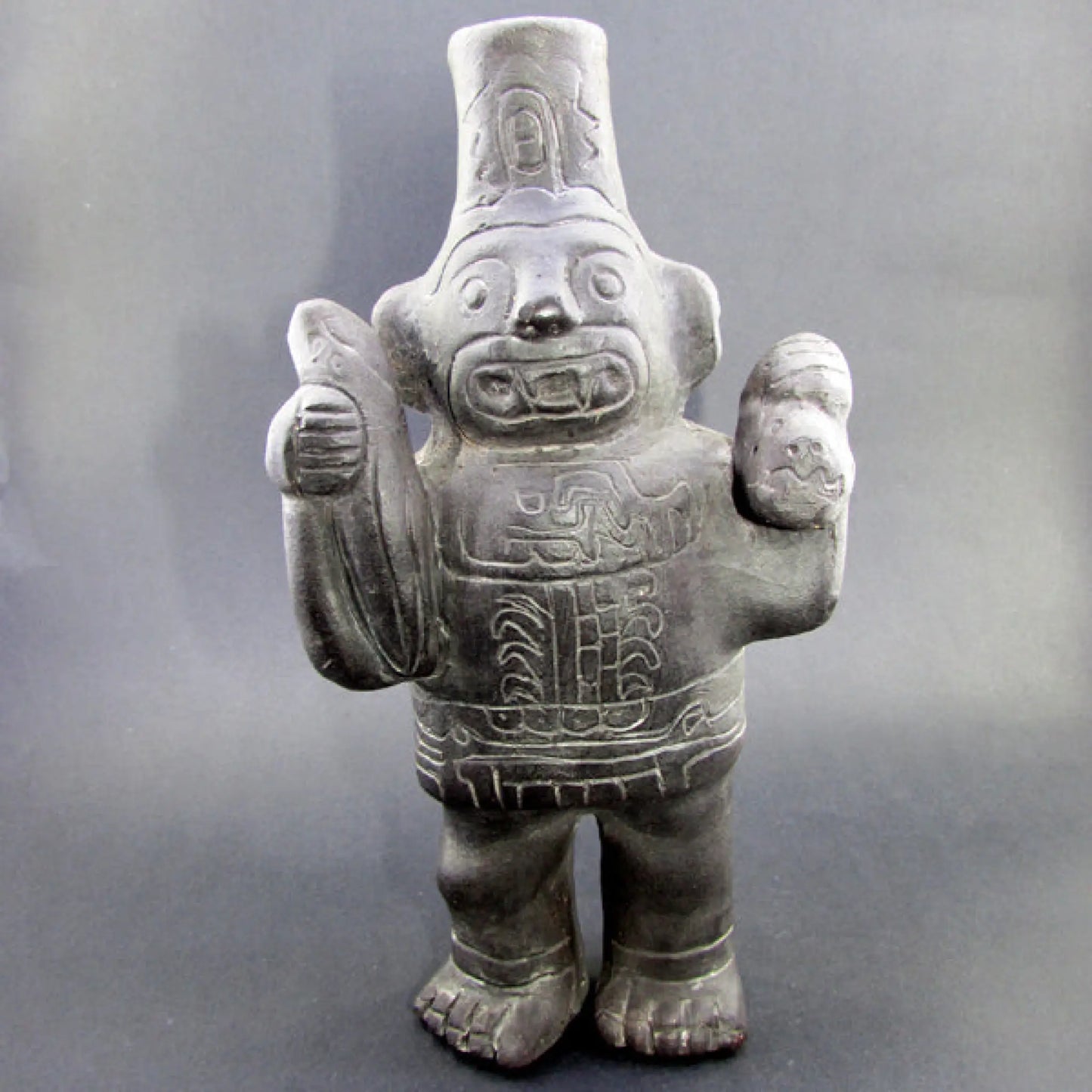 Feline God - ceramic sculpture - Art