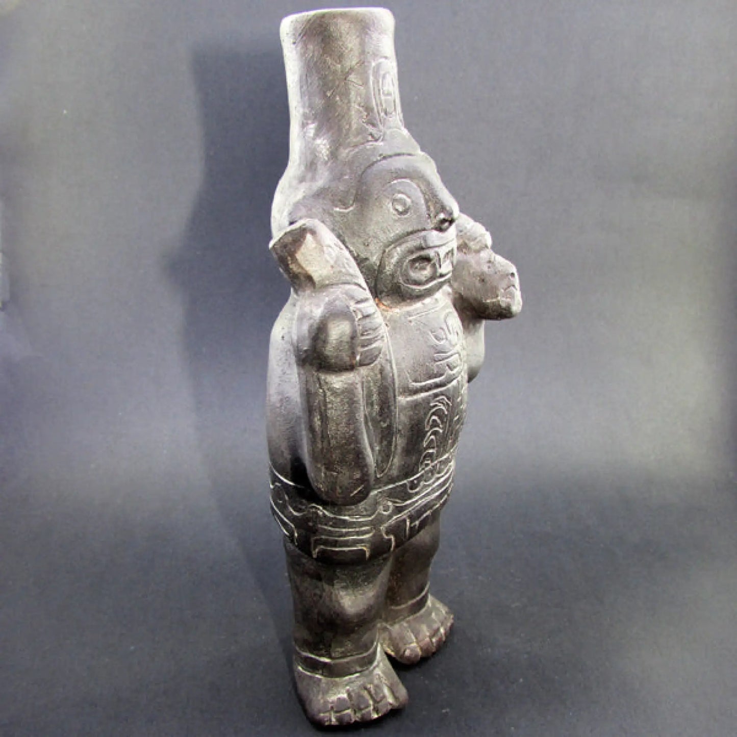 Feline God - ceramic sculpture - Art