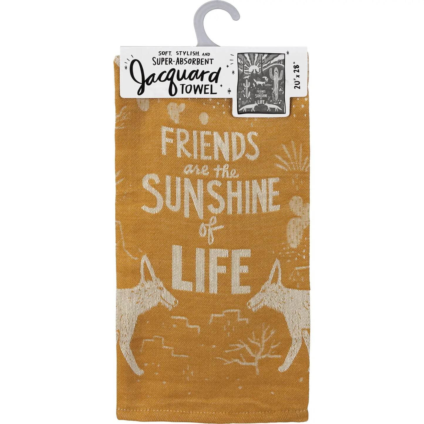 Friends Are The Sunshine Of Life dish towel - Towel